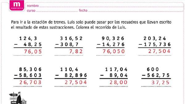 Adición de números decimales Adición de números decimales
