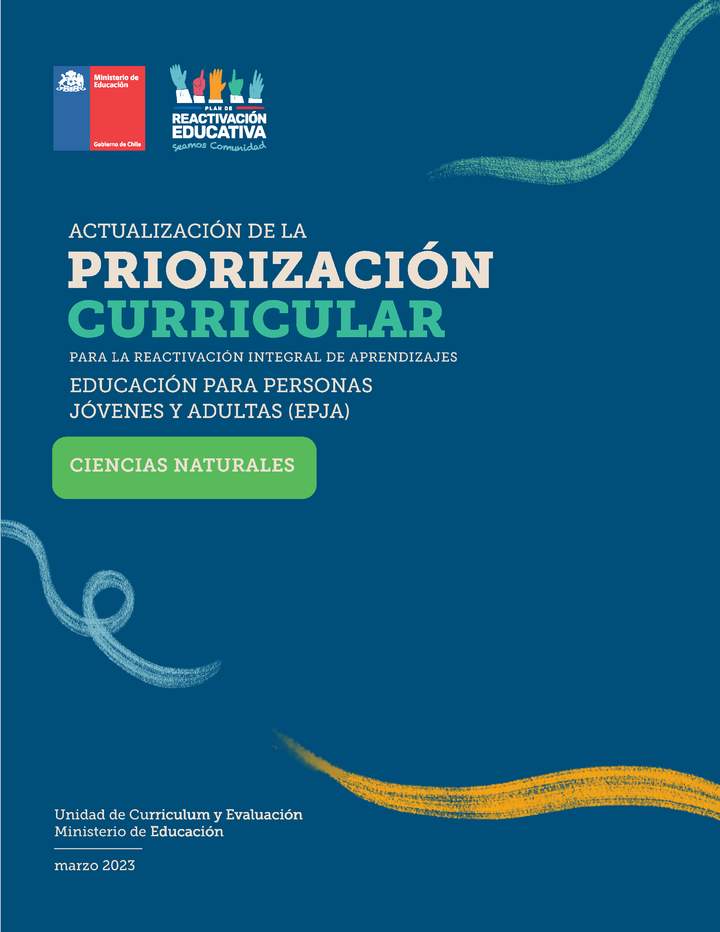 Priorización Curricular EPJA Ciencias Naturales Priorización Curricular EPJA Ciencias Naturales