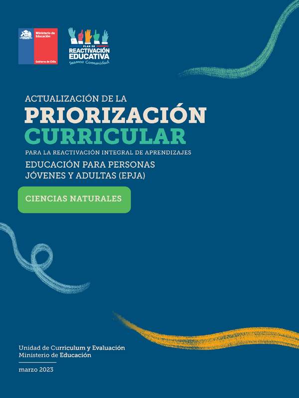 Priorización Curricular EPJA Ciencias Naturales Priorización Curricular EPJA Ciencias Naturales