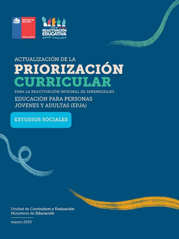 Priorización Curricular EPJA Estudios Sociales Priorización Curricular EPJA Estudios Sociales