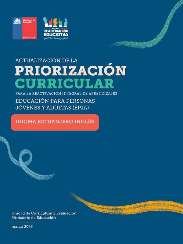 Priorización Curricular EPJA Inglés Priorización Curricular EPJA Inglés