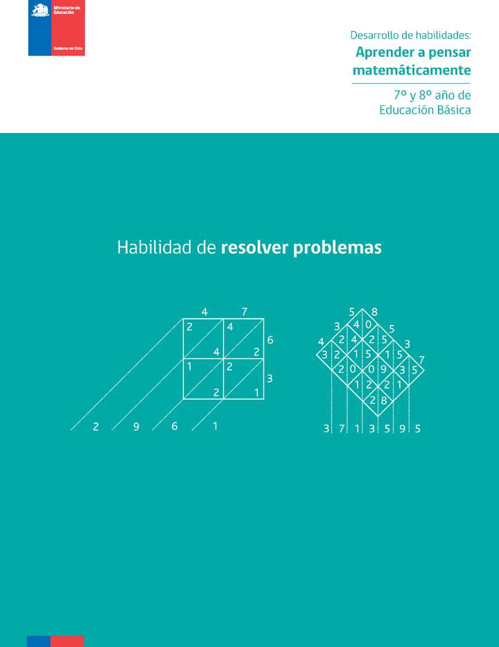 Desarrollo de Habilidades: Aprender a pensar matemáticamente "Habilidad de Resolver Problemas"