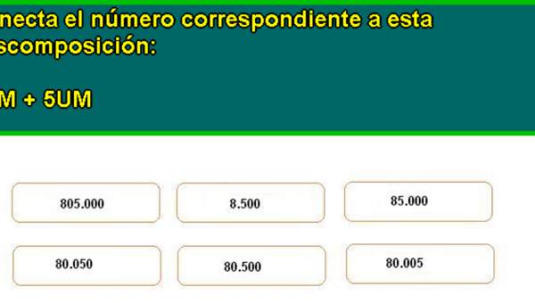Valor posicional Valor posicional