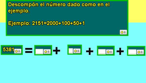 Descomponer número (II) Descomponer número (II)