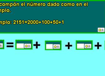 Descomponer número (III) Descomponer número (III)
