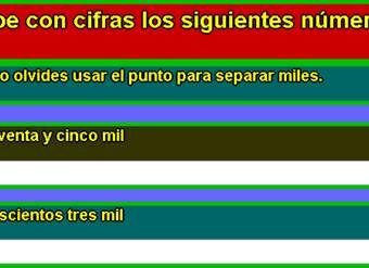 Escribir número con dígitos(III) Escribir número con dígitos(III)