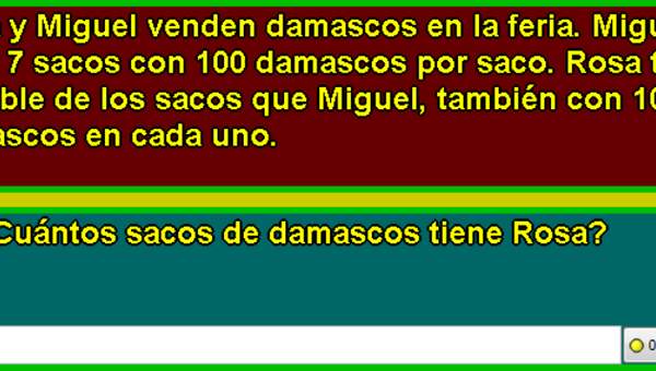 Problema de multiplicación Problema de multiplicación