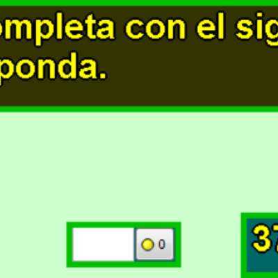 Comparar y ordenar números (III) Comparar y ordenar números (III)