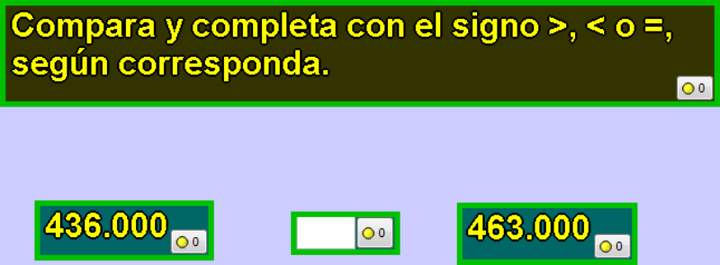 Comparar y ordenar números (IV) Comparar y ordenar números (IV)