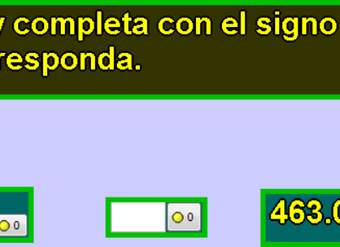 Comparar y ordenar números (IV) Comparar y ordenar números (IV)