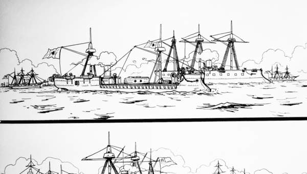 Buques chilenos y peruanos en guerra del Pacífico Buques chilenos y peruanos en guerra del Pacífico