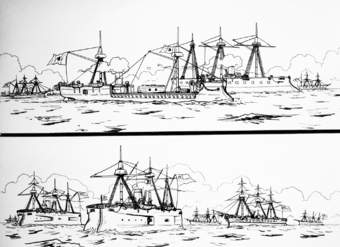 Buques chilenos y peruanos en guerra del Pacífico Buques chilenos y peruanos en guerra del Pacífico