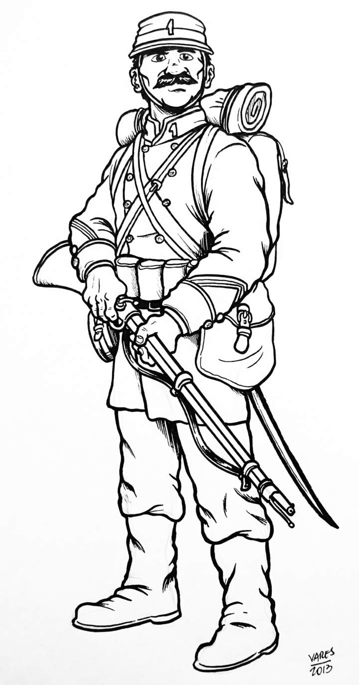 Soldado chileno guerra del Pacífico Soldado chileno guerra del Pacífico