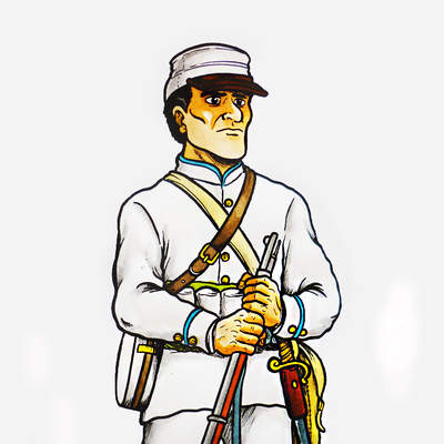 Soldado peruano guerra del Pacífico Soldado peruano guerra del Pacífico