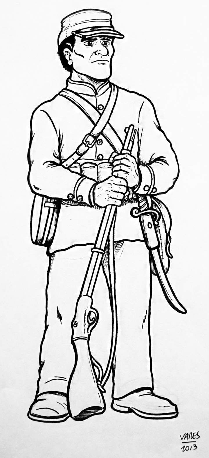 Soldado peruano guerra del Pacífico Soldado peruano guerra del Pacífico