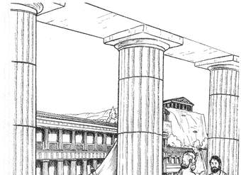 Griegos en el ágora Griegos en el ágora