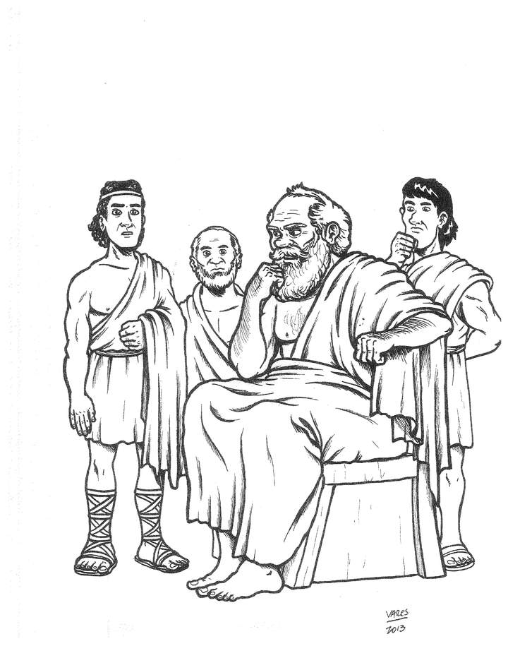 Sócrates y sus discípulos Sócrates y sus discípulos