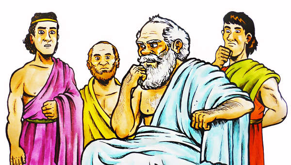 Sócrates y sus discípulos Sócrates y sus discípulos