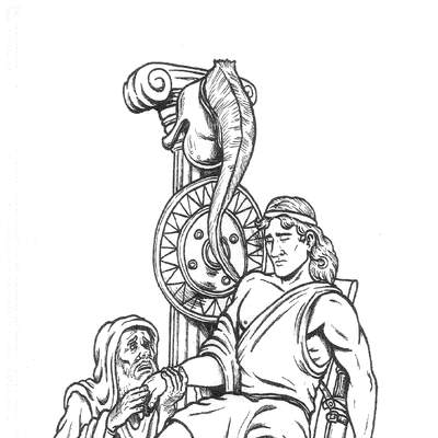 Escena de la Iliada Escena de la Iliada