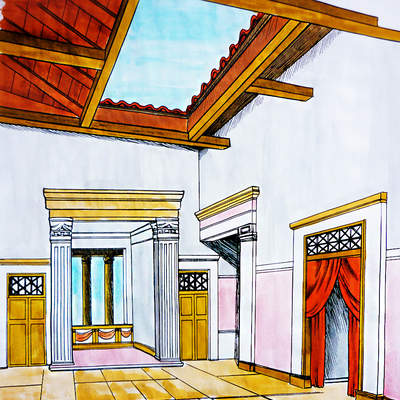 Casa antigua Roma Casa antigua Roma