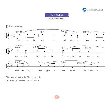 Cae la nieve Cae la nieve