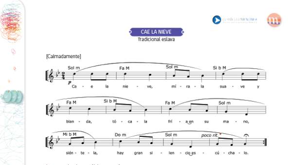 Cae la nieve Cae la nieve