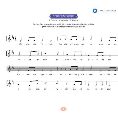 Corren mis ojos Corren mis ojos