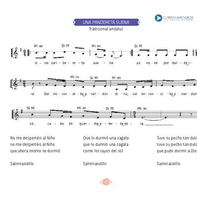 Una pandereta suena Una pandereta suena