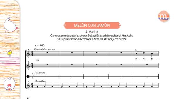 Melón con jamón Melón con jamón