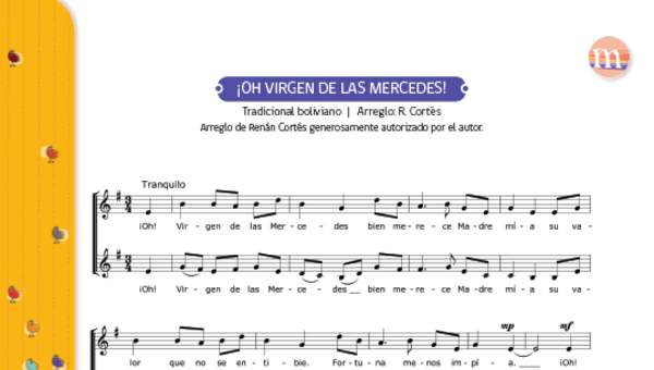 Oh virgen de las Mercedes Oh virgen de las Mercedes