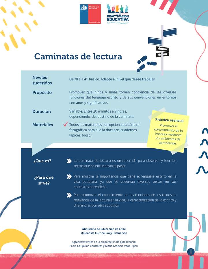 Caminatas de lectura