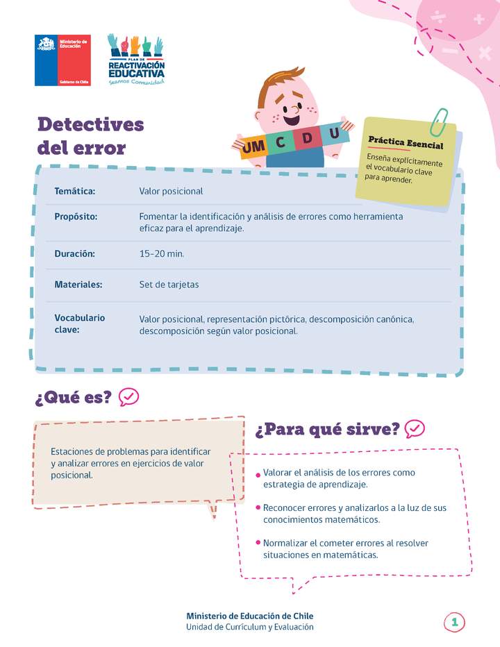 Detectives del error