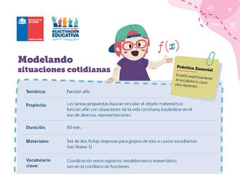 Modelando situaciones cotidianas