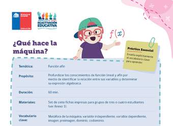 ¿Qué hace la máquina?