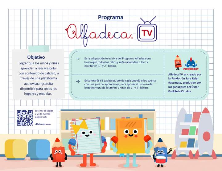 Programa Alfadeca TV. Capítulos y Objetivos de Aprendizaje