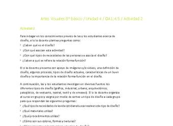 Artes Visuales 8° básico-Unidad 4-OA1;4;5-Actividad 2 Artes Visuales 8° básico-Unidad 4-OA1;4;5-Actividad 2