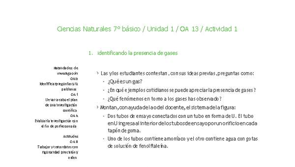 Ciencias Naturales 7° básico-Unidad 1-OA13-Actividad 1 Ciencias Naturales 7° básico-Unidad 1-OA13-Actividad 1