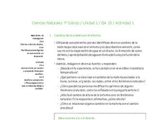 Ciencias Naturales 7° básico-Unidad 1-OA15-Actividad 1 Ciencias Naturales 7° básico-Unidad 1-OA15-Actividad 1