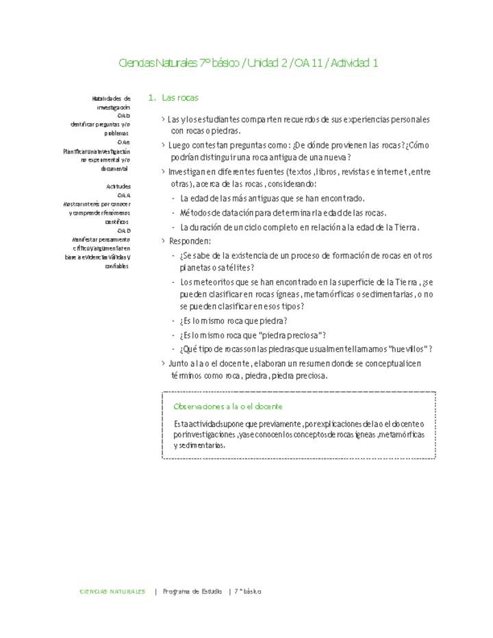 Ciencias Naturales 7° básico-Unidad 2-OA11-Actividad 1 Ciencias Naturales 7° básico-Unidad 2-OA11-Actividad 1
