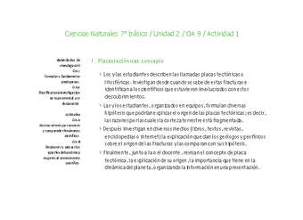 Ciencias Naturales 7° básico-Unidad 2-OA9-Actividad 1 Ciencias Naturales 7° básico-Unidad 2-OA9-Actividad 1