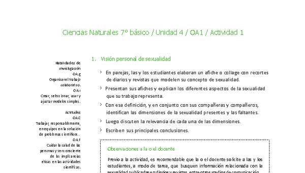 Ciencias Naturales 7° básico-Unidad 4-OA1-Actividad 1 Ciencias Naturales 7° básico-Unidad 4-OA1-Actividad 1