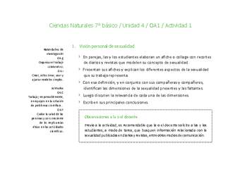 Ciencias Naturales 7° básico-Unidad 4-OA1-Actividad 1 Ciencias Naturales 7° básico-Unidad 4-OA1-Actividad 1