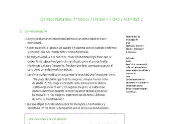 Ciencias Naturales 7° básico-Unidad 4-OA2-Actividad 2 Ciencias Naturales 7° básico-Unidad 4-OA2-Actividad 2
