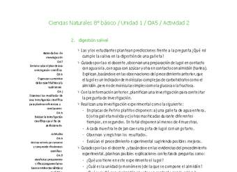 Ciencias Naturales 8° básico-Unidad 1-OA5-Actividad 2 Ciencias Naturales 8° básico-Unidad 1-OA5-Actividad 2
