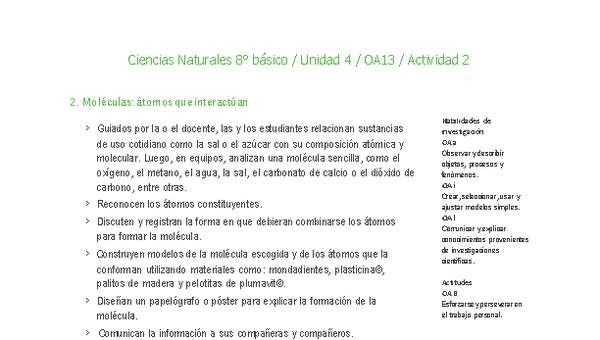 Ciencias Naturales 8° básico-Unidad 4-OA13-Actividad 2