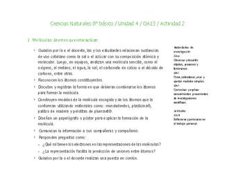 Ciencias Naturales 8° básico-Unidad 4-OA13-Actividad 2 Ciencias Naturales 8° básico-Unidad 4-OA13-Actividad 2