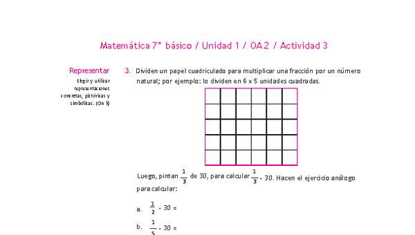 Matemática 7° básico -Unidad 1-OA 2-Actividad 3 Matemática 7° básico -Unidad 1-OA 2-Actividad 3