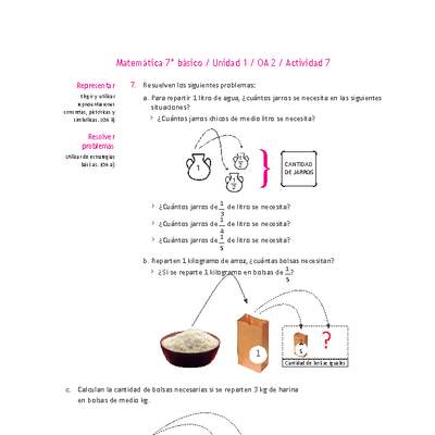 Matemática 7° básico -Unidad 1-OA 2-Actividad 7 Matemática 7° básico -Unidad 1-OA 2-Actividad 7
