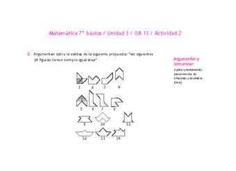 Matemática 7° básico -Unidad 3-OA 13-Actividad 2 Matemática 7° básico -Unidad 3-OA 13-Actividad 2