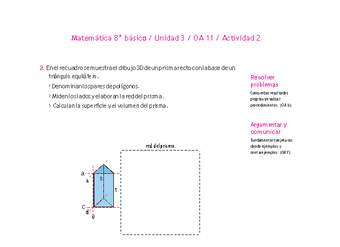 Matemática 8° básico -Unidad 3-OA 11-Actividad 2 Matemática 8° básico -Unidad 3-OA 11-Actividad 2